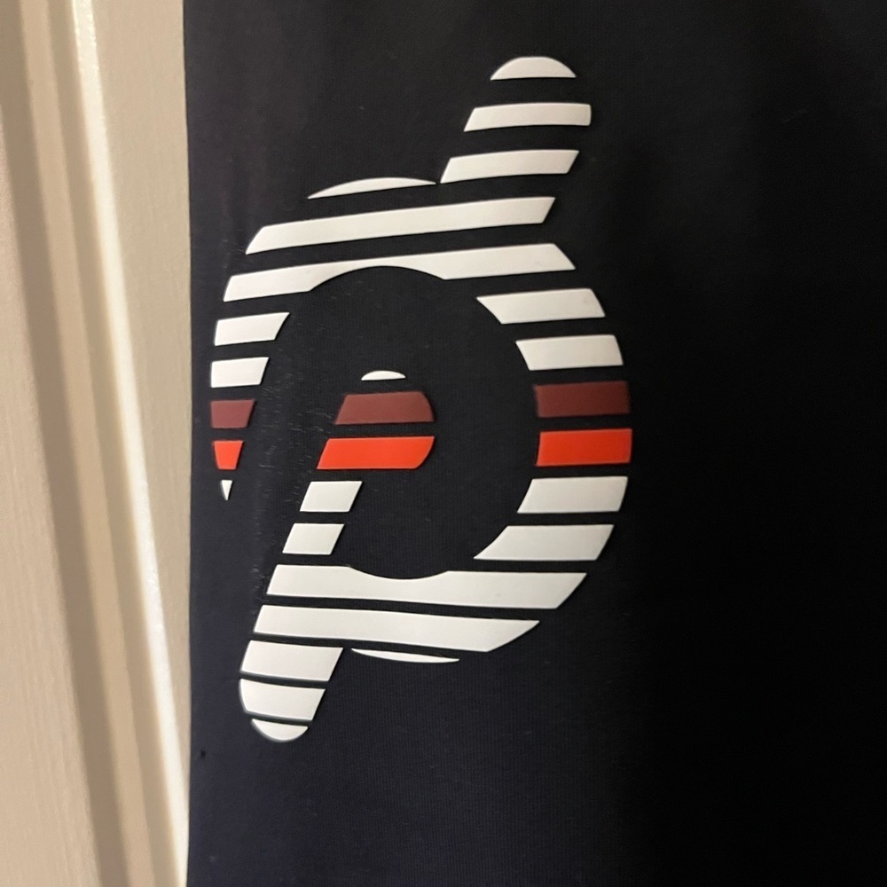 Peloton Black Crop Leggings with Logo, size small - Picture 2 of 7